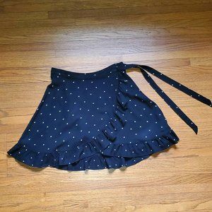 Polka Dot Wrap Skirt